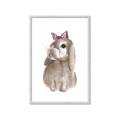 Picture of Bunny Bow _GroupedProduct_Rectangle_Portrait_Mini_ _GroupedProduct_Rectangle_Portrait_Framed_Matted_
