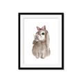 Picture of Bunny Bow _GroupedProduct_Rectangle_Portrait_Mini_ _GroupedProduct_Rectangle_Portrait_Framed_Matted_