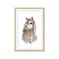 Picture of Bunny Bow _GroupedProduct_Rectangle_Portrait_Mini_ _GroupedProduct_Rectangle_Portrait_Framed_Matted_