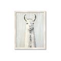 Picture of Brown and White Llama _GroupedProduct_Rectangle_Portrait_Mini_ _GroupedProduct_Rectangle_Portrait_Framed_Matted_