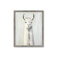 Picture of Brown and White Llama _GroupedProduct_Rectangle_Portrait_Mini_ _GroupedProduct_Rectangle_Portrait_Framed_Matted_
