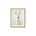 Picture of Brown and White Llama _GroupedProduct_Rectangle_Portrait_Mini_ _GroupedProduct_Rectangle_Portrait_Framed_Matted_