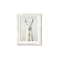 Picture of Brown and White Llama _GroupedProduct_Rectangle_Portrait_Mini_ _GroupedProduct_Rectangle_Portrait_Framed_Matted_