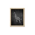 Picture of Chalk Giraffe _GroupedProduct_Rectangle_Portrait_Mini_ _GroupedProduct_Rectangle_Portrait_Framed_Matted_