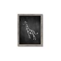 Picture of Chalk Giraffe _GroupedProduct_Rectangle_Portrait_Mini_ _GroupedProduct_Rectangle_Portrait_Framed_Matted_