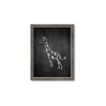 Picture of Chalk Giraffe _GroupedProduct_Rectangle_Portrait_Mini_ _GroupedProduct_Rectangle_Portrait_Framed_Matted_