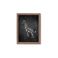 Picture of Chalk Giraffe _GroupedProduct_Rectangle_Portrait_Mini_ _GroupedProduct_Rectangle_Portrait_Framed_Matted_