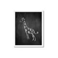Picture of Chalk Giraffe _GroupedProduct_Rectangle_Portrait_Mini_ _GroupedProduct_Rectangle_Portrait_Framed_Matted_