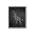 Picture of Chalk Giraffe _GroupedProduct_Rectangle_Portrait_Mini_ _GroupedProduct_Rectangle_Portrait_Framed_Matted_