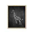 Picture of Chalk Giraffe _GroupedProduct_Rectangle_Portrait_Mini_ _GroupedProduct_Rectangle_Portrait_Framed_Matted_