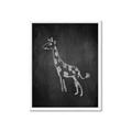 Picture of Chalk Giraffe _GroupedProduct_Rectangle_Portrait_Mini_ _GroupedProduct_Rectangle_Portrait_Framed_Matted_