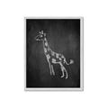 Picture of Chalk Giraffe _GroupedProduct_Rectangle_Portrait_Mini_ _GroupedProduct_Rectangle_Portrait_Framed_Matted_