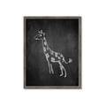 Picture of Chalk Giraffe _GroupedProduct_Rectangle_Portrait_Mini_ _GroupedProduct_Rectangle_Portrait_Framed_Matted_