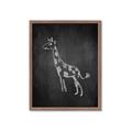 Picture of Chalk Giraffe _GroupedProduct_Rectangle_Portrait_Mini_ _GroupedProduct_Rectangle_Portrait_Framed_Matted_