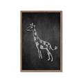 Picture of Chalk Giraffe _GroupedProduct_Rectangle_Portrait_Mini_ _GroupedProduct_Rectangle_Portrait_Framed_Matted_