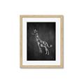 Picture of Chalk Giraffe _GroupedProduct_Rectangle_Portrait_Mini_ _GroupedProduct_Rectangle_Portrait_Framed_Matted_