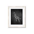 Picture of Chalk Giraffe _GroupedProduct_Rectangle_Portrait_Mini_ _GroupedProduct_Rectangle_Portrait_Framed_Matted_