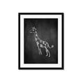 Picture of Chalk Giraffe _GroupedProduct_Rectangle_Portrait_Mini_ _GroupedProduct_Rectangle_Portrait_Framed_Matted_