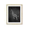 Picture of Chalk Giraffe _GroupedProduct_Rectangle_Portrait_Mini_ _GroupedProduct_Rectangle_Portrait_Framed_Matted_
