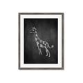 Picture of Chalk Giraffe _GroupedProduct_Rectangle_Portrait_Mini_ _GroupedProduct_Rectangle_Portrait_Framed_Matted_