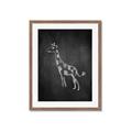 Picture of Chalk Giraffe _GroupedProduct_Rectangle_Portrait_Mini_ _GroupedProduct_Rectangle_Portrait_Framed_Matted_