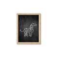 Picture of Chalk Zebra _GroupedProduct_Rectangle_Portrait_Mini_ _GroupedProduct_Rectangle_Portrait_Framed_Matted_