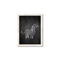 Picture of Chalk Zebra _GroupedProduct_Rectangle_Portrait_Mini_ _GroupedProduct_Rectangle_Portrait_Framed_Matted_