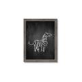 Picture of Chalk Zebra _GroupedProduct_Rectangle_Portrait_Mini_ _GroupedProduct_Rectangle_Portrait_Framed_Matted_