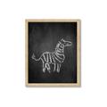 Picture of Chalk Zebra _GroupedProduct_Rectangle_Portrait_Mini_ _GroupedProduct_Rectangle_Portrait_Framed_Matted_