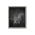 Picture of Chalk Zebra _GroupedProduct_Rectangle_Portrait_Mini_ _GroupedProduct_Rectangle_Portrait_Framed_Matted_