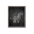 Picture of Chalk Zebra _GroupedProduct_Rectangle_Portrait_Mini_ _GroupedProduct_Rectangle_Portrait_Framed_Matted_