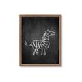 Picture of Chalk Zebra _GroupedProduct_Rectangle_Portrait_Mini_ _GroupedProduct_Rectangle_Portrait_Framed_Matted_