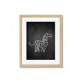 Picture of Chalk Zebra _GroupedProduct_Rectangle_Portrait_Mini_ _GroupedProduct_Rectangle_Portrait_Framed_Matted_