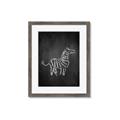 Picture of Chalk Zebra _GroupedProduct_Rectangle_Portrait_Mini_ _GroupedProduct_Rectangle_Portrait_Framed_Matted_