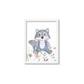 Picture of Cartoon Raccoon _GroupedProduct_Rectangle_Portrait_Mini_ _GroupedProduct_Rectangle_Portrait_Framed_Matted_