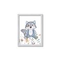 Picture of Cartoon Raccoon _GroupedProduct_Rectangle_Portrait_Mini_ _GroupedProduct_Rectangle_Portrait_Framed_Matted_