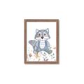 Picture of Cartoon Raccoon _GroupedProduct_Rectangle_Portrait_Mini_ _GroupedProduct_Rectangle_Portrait_Framed_Matted_