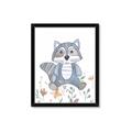 Picture of Cartoon Raccoon _GroupedProduct_Rectangle_Portrait_Mini_ _GroupedProduct_Rectangle_Portrait_Framed_Matted_