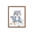 Picture of Cartoon Raccoon _GroupedProduct_Rectangle_Portrait_Mini_ _GroupedProduct_Rectangle_Portrait_Framed_Matted_