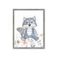 Picture of Cartoon Raccoon _GroupedProduct_Rectangle_Portrait_Mini_ _GroupedProduct_Rectangle_Portrait_Framed_Matted_