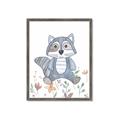 Picture of Cartoon Raccoon _GroupedProduct_Rectangle_Portrait_Mini_ _GroupedProduct_Rectangle_Portrait_Framed_Matted_