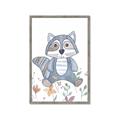 Picture of Cartoon Raccoon _GroupedProduct_Rectangle_Portrait_Mini_ _GroupedProduct_Rectangle_Portrait_Framed_Matted_