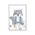 Picture of Cartoon Raccoon _GroupedProduct_Rectangle_Portrait_Mini_ _GroupedProduct_Rectangle_Portrait_Framed_Matted_