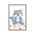 Picture of Cartoon Raccoon _GroupedProduct_Rectangle_Portrait_Mini_ _GroupedProduct_Rectangle_Portrait_Framed_Matted_