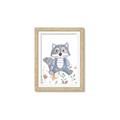 Picture of Cartoon Raccoon _GroupedProduct_Rectangle_Portrait_Mini_ _GroupedProduct_Rectangle_Portrait_Framed_Matted_
