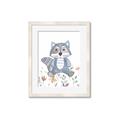 Picture of Cartoon Raccoon _GroupedProduct_Rectangle_Portrait_Mini_ _GroupedProduct_Rectangle_Portrait_Framed_Matted_