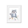 Picture of Cartoon Raccoon _GroupedProduct_Rectangle_Portrait_Mini_ _GroupedProduct_Rectangle_Portrait_Framed_Matted_