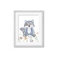Picture of Cartoon Raccoon _GroupedProduct_Rectangle_Portrait_Mini_ _GroupedProduct_Rectangle_Portrait_Framed_Matted_