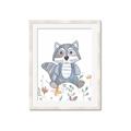 Picture of Cartoon Raccoon _GroupedProduct_Rectangle_Portrait_Mini_ _GroupedProduct_Rectangle_Portrait_Framed_Matted_