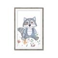 Picture of Cartoon Raccoon _GroupedProduct_Rectangle_Portrait_Mini_ _GroupedProduct_Rectangle_Portrait_Framed_Matted_